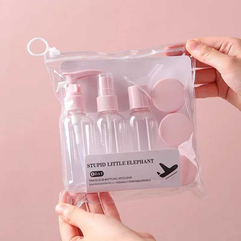 Travel Bottles Kit Spray Portable Split Cosmetic Samples Empty Bottles Travel Sets Of Skincare Water Lotion Shampoo Cream